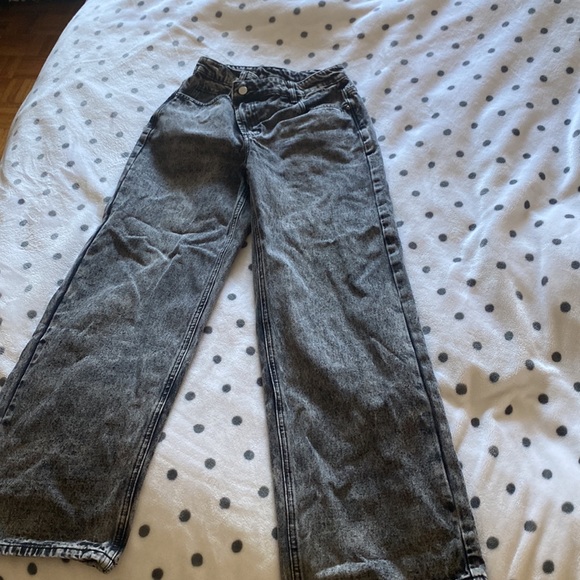washed out wide leg jeans - Picture 8 of 11